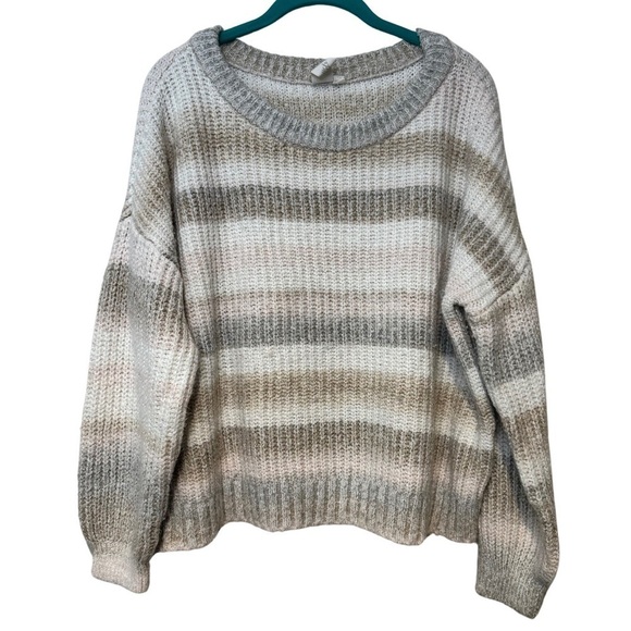 Adyson Parker Striped Plus Size Sweater Size 1X - Picture 1 of 13